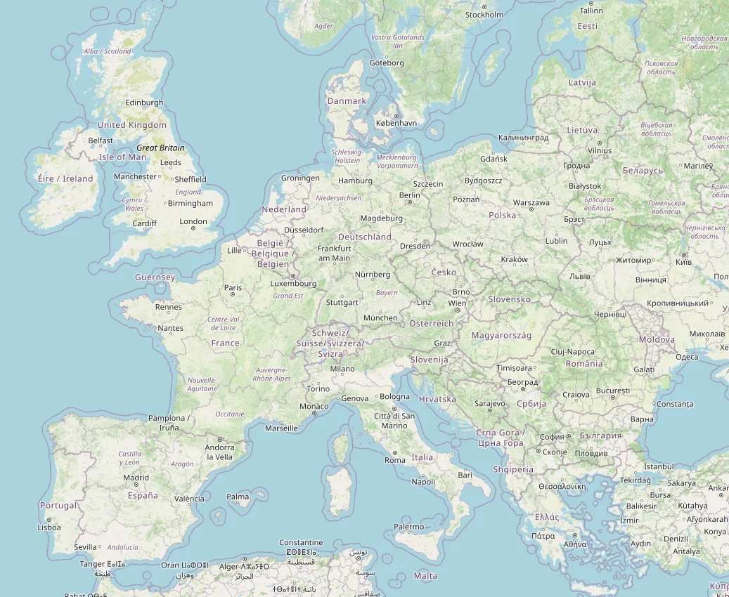 Europe Map